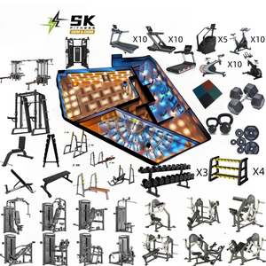 Équipement de <span class=keywords><strong>musculation</strong></span> commercial SK 1000 m² pour entraînement de force, cardio et triceps - Ensemble de fitness en métal pour hôtel/club - Product Image 1
