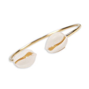 CUCOCUCA YXQ B34 Bracciale e braccialetto alla moda in acciaio inossidabile con conchiglia dorata dal design moderno, ideale per un look da vacanza - Product Image 1