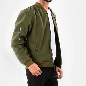 Blouson d'aviateur d'hiver pour hommes avec service OEM meilleure vente nouvelle veste imperméable et respirante personnalisée avec décoration de poches motif uni - Product Image 6