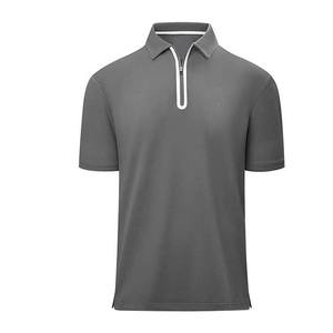 Camiseta Polo de Golf de Verano para Hombre 2026, 100% Algodón, con Cierre de 1/4 - Product Image 1
