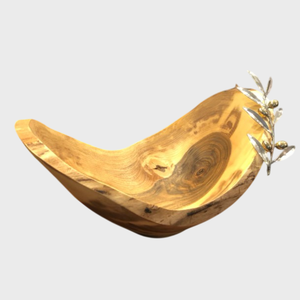 Bol en bois décoratif classique Vaisselle en gros Bol à salade Bol en bois de la plus haute qualité avec des accents floraux au prix le plus bas - Product Image 6