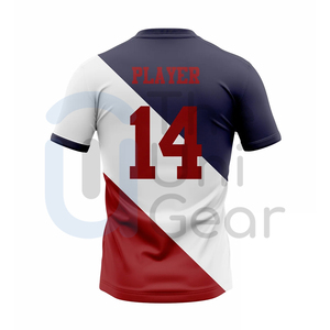 ชุดวอร์มฟุตบอลสำหรับทั้งชายและหญิงชุดเครื่องแบบใหม่กางเกงขาสั้นผ้าโพลีเอสเตอร์100% - Product Image 3