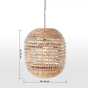 Jacinthe d'eau abat-jour abat-jour raphia abat-jour couverture pas cher prix en vrac quantité meilleure vente - Product Image 2