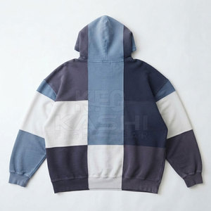 เสื้อฮู้ดดี้ผู้ชายแบบหนาพิเศษ สไตล์วินเทจ ล้างสีแบบแอซิดวอช ผ้าฝ้าย ทรงปกติ มีกระเป๋า ผ้าฟลีซ สตรีทแวร์ ผลิตตามสั่งจากโรงงาน - Product Image 2