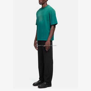 T-shirt à manches courtes 100 % coton pour homme avec logo personnalisé et impression sur mesure, respirant et écologique, vêtements décontractés, commandes en gros OEM - Product Image 3