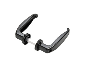 Maniglia per cancelli colore nero Art. 210 Distanza mm. 40-50 - Product Image 2