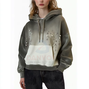 Sudaderas con Capucha para Mujer al por Mayor, Transpirables, Antiarrugas, Servicio OEM, Impresión de Logotipo Personalizado - Product Image 6