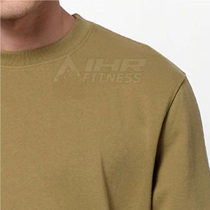 Sudaderas de Forro Polar de Algodón/Poliéster Ligeras y Cómodas para Hombre, para Correr en Invierno, Transpirables, de Secado Rápido, Lisas y Teñidas - Product Image 5