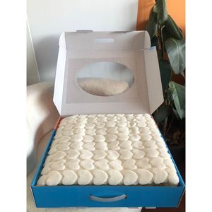 Manta de Bebé de Felpa de Visón con Relieve, Marca Dinarsu, Caja Original, 100x120 cm, Impresión Digital, para Recién Nacidos, Color Champán - Product Image 1