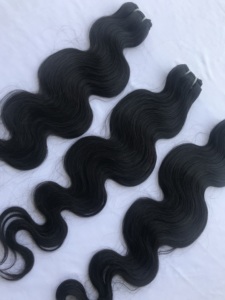24 "Extension de cheveux humains à donneur unique Body Wave 100% qualité supérieure vendeur de cheveux à double trame de temple indien brut cambodgien - Product Image 5