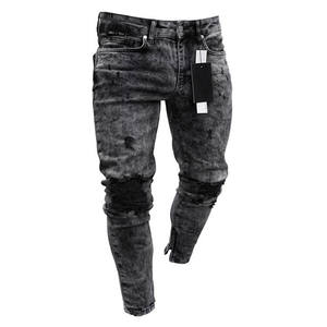 Pantalon en denim droit léger 100% coton pour homme Imperméable Écologique Marque personnalisée Qualité professionnelle Coupe décontractée - Product Image 1