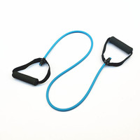 Bandas de resistencia de Yoga de 5 niveles con asas Entrenamientos en casa Entrenamiento de fuerza Pilates Moldeador de cuerpo Boxeo Fitness Cuerdas de estiramiento