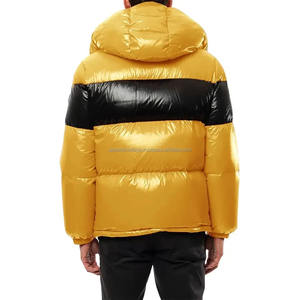 Venta al por mayor de alta calidad Zip Up Down Puffer chaqueta de abrigo de burbuja Casual ligero transpirable impermeable chaquetas para hombre - Product Image 3