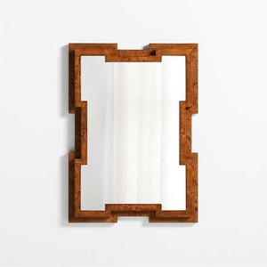 Espejo de Pared de Madera Estilo Granero Rústico con Acabado Desgastado para Casa de Campo, Disponible a Precio de Mayoreo - Product Image 2