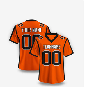 เสื้อฟุตบอลสำหรับผู้ใหญ่ระบายอากาศได้ดีขนาดใหญ่พิเศษเสื้อกีฬาอเมริกันแบบทุกทีม - Product Image 1