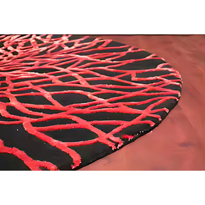 พรมปูพื้นสีแดงแบบขนฟูสำหรับตกแต่งบ้านและสำนักงานเทรนด์ล่าสุดพรมติดผนังกับผนัง - Product Image 3