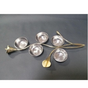 Juego de Tazones Decorativos de Acero Inoxidable de Doble Capacidad para Frutos Secos, para Cocina, Hogar, Hotel, Restaurantes, Decoración de Mesa - Product Image 6