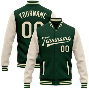 Blouson aviateur universitaire personnalisé en laine et en polyuréthane brodé toutes saisons utilisation à bas quantité minimale de commande expédition mondiale Eshel Intl Sialkot fabricant OEM - Product Image 3