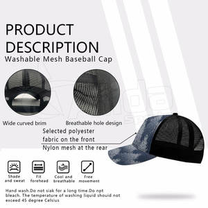 Chapeau en jean décontracté de haute qualité, couleur unie, chapeau en jean le plus vendu, chapeau en jean à impression par sublimation - Product Image 5