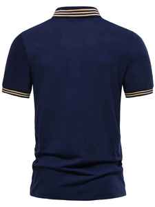 Polo classique pour hommes pour vêtements de travail et style personnalisé de mode de week-end pour les tenues quotidiennes - Product Image 3