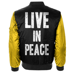 Chaqueta Casual de Invierno Cortavientos 100% Poliéster Diseño Personalizado de Moda Chaquetas Bomber con Estampado por Sublimación para Hombre Adulto - Product Image 2