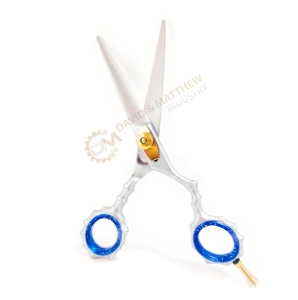 Tijeras de peluquero de hoja recta profesional de acero inoxidable, herramienta de belleza, punta afilada para corte de pelo, tijeras de salón de tornillo ajustables - Product Image 2