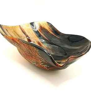 Tazón para servir ensalada de cuerno de búfalo ecológico desechable hecho a mano moderno para el hogar, regalo de vacaciones, muy bajo costo AALIYAN - Product Image 3