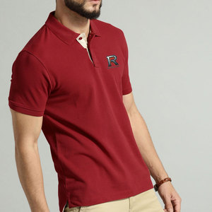Polo homme à manches courtes en coton léger pour l'été, polo homme slim fit, t-shirt décontracté en coton doux - Product Image 2