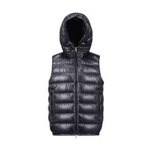 VESTE MATELASSÉE SANS MANCHES DE HAUTE QUALITÉ AVEC CAPUCHE - Product Image 1