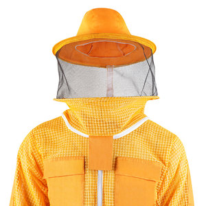 Mono de trabajo de chaqueta de apicultor ventilado profesional de diseño personalizado para apicultura con etiqueta privada - Product Image 4