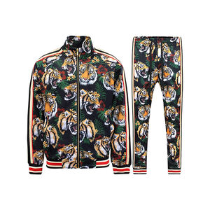 Ropa Deportiva personalizada para hombres, traje de pista de diseño de poliéster 100%, de alta calidad, informal, venta al por mayor - Product Image 1