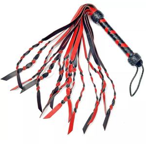 JEXMOO Fouets en cuir faits main personnalisés, outils artisanaux, multicolores, nouveauté, 2 ensembles d'équipements de bondage pour adultes, international - Product Image 6