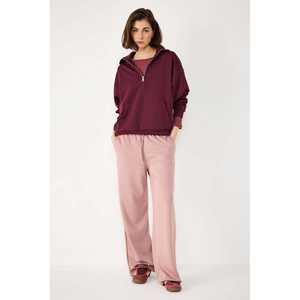 Sweat-shirt en modal à demi-zip - Product Image 4