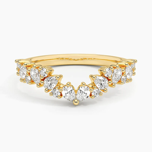 Luxe de tous les jours élégant 10K or laboratoire cultivé bague en diamant bijoux de fiançailles durables conception exquise simple pour les fêtes de mariage - Product Image 2