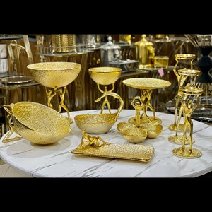 Bol à nourriture en métal de haute qualité personnalisable pour la maison, le dîner, le mariage et les événements Resorts Party Tableware - Product Image 1