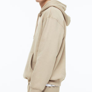 Sweats à capuche surdimensionnés de haute qualité pour hommes, logo personnalisé, pull uni, grande taille, vêtements décontractés, sweats à capuche en coton pour hommes en vente - Product Image 5