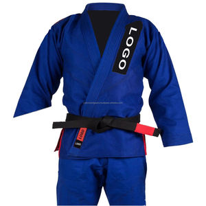 Kimono de Jiu-Jitsu Brésilien de compétition en coton premium avec broderie et design de coupe, vêtements d'arts martiaux - Product Image 3