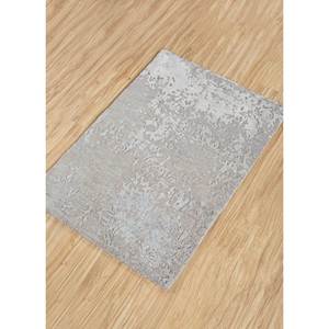 Tapis en laine noué à la main de grande surface Uvenuti AKWP-7001, motif abstrait gris et noir, pour la décoration des salons d'adolescents - Product Image 2