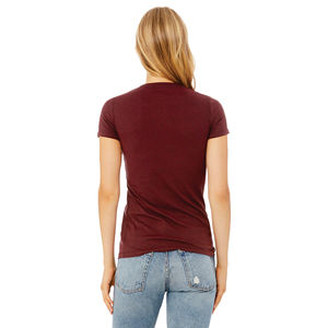 Airlume-Camiseta ajustada para mujer, Camiseta de algodón con diseño de anillo peinado, longitud hasta el cuerpo más larga, 100%, 32, 4,2 oz - Product Image 3