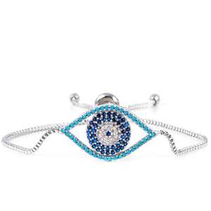 Zirkon elegante globo ocular diseño moda encanto pulseras Bileklik Kaplama - Product Image 1