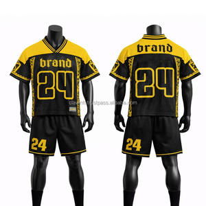 Maillot de football et de football américain pour homme Cumton, en maille perlée avec empiècements et double couche de maille, avec livraison et expédition - Product Image 3