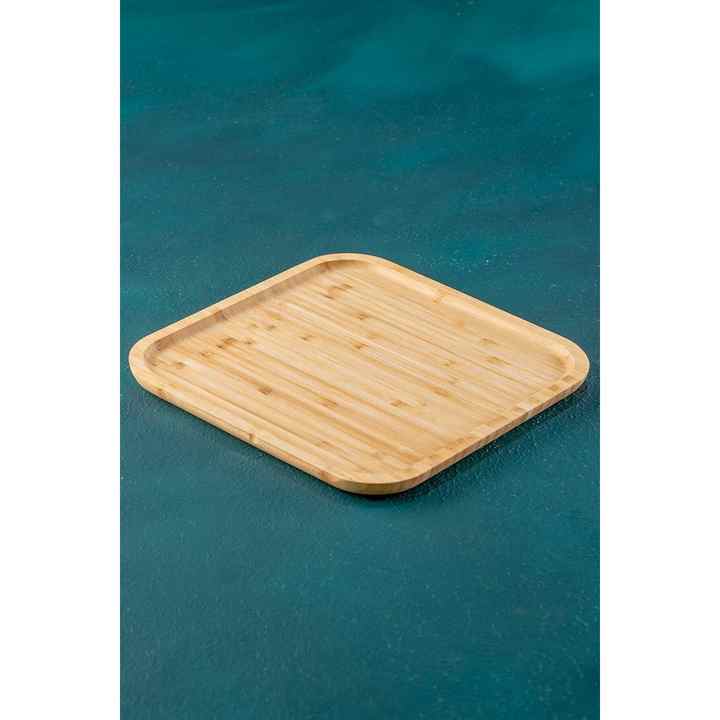 Acar 27 Bamboo Square Serving Plate 30 Cm