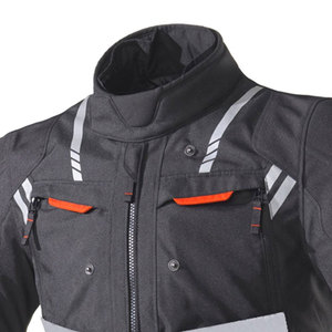 เสื้อแจ็คเก็ตมอเตอร์ไซค์กันลมสำหรับผู้ชาย ไซส์ใหญ่ ชุดกีฬาแข่งรถ พร้อมชุดเกราะป้องกัน ผ้าสำหรับขี่มอเตอร์ไซค์ ชุดแข่งรถมอเตอร์ไซค์ - Product Image 4