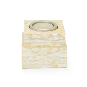 เชิงเทียนแบบเรซินผสมสำหรับตกแต่งในร่มและตามเทศกาลของตกแต่งบ้านเชิงเทียนสำหรับตกแต่งคริสต์มาสอย่างหรูหรา - Product Image 2