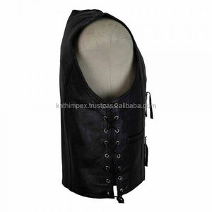 Conchos หัวเข็มขัดเปิดปิดสำหรับผู้ชายสีดำระบายอากาศได้ดีเครื่องแต่งกายนักขี่จักรยาน OEM - Product Image 2