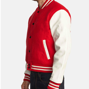 Chaqueta Varsity Unisex Nueva con Logotipo Personalizado Bordado, Resistente al Viento, Estilo Letterman, de Lana, Tipo Bomber, de Poliéster, para Invierno 2026 - Product Image 2