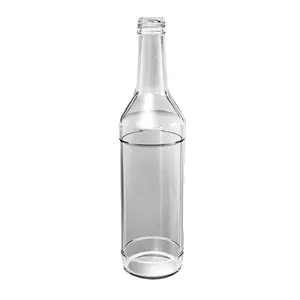 Alkollü içecek üreticisi fiyatları için yüksek kaliteli cam şişeler 0.5 litre