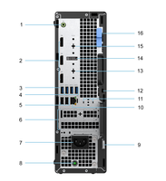 Dells Optiplex 7000SFF I7 SFF Computer I7-12700 8G DDR5 1TB SSD UHD770 DVDRW 260W WIN11H Business PC