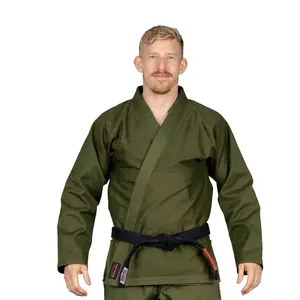 Uniforme de Karate de algodón transpirable para niños y adultos nuevo traje de artes marciales ajuste cómodo entrenamiento de calidad al por mayor - Product Image 6