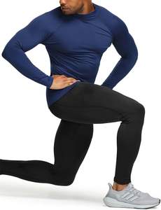 Rashguard pour homme sur mesure à manches longues 100% polyester, taille plus, vêtements de sport de fitness, matière douce, fabrication de rashguard pour homme - Product Image 6